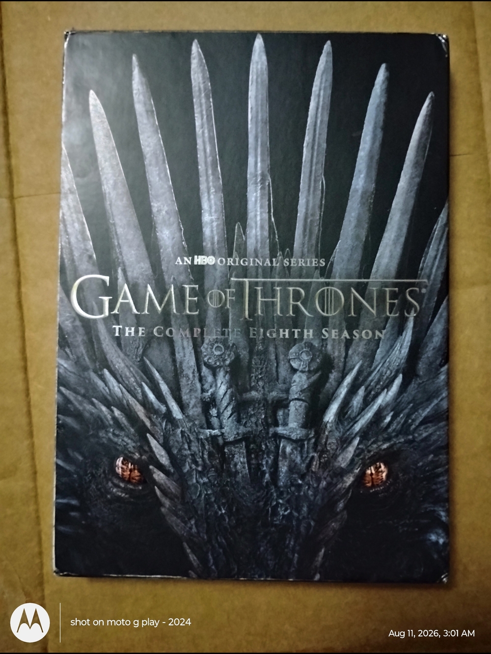 Game of Thrones: The Complete Eighth Season (Black)